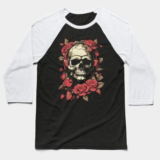 artistic skull Baseball T-Shirt